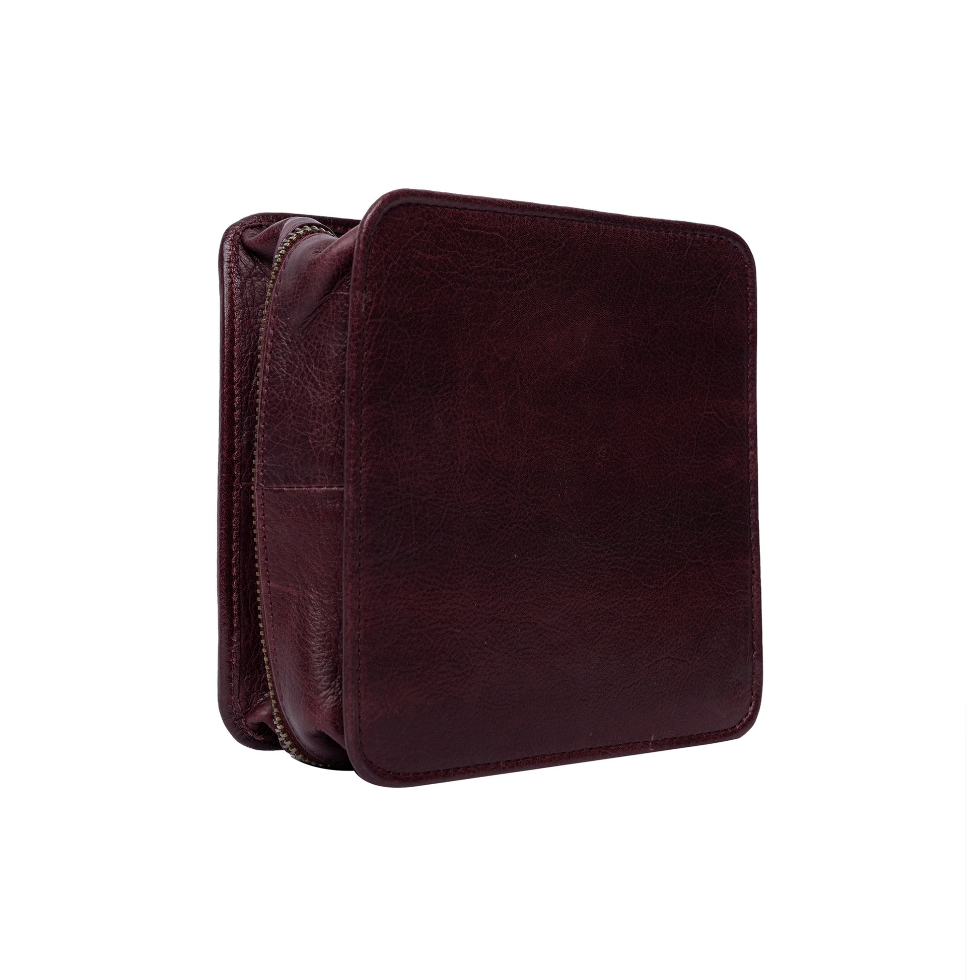 Pochette pour aiguilles circulaires interchangeables P083 de Re:Designed coloris Dark Cherry