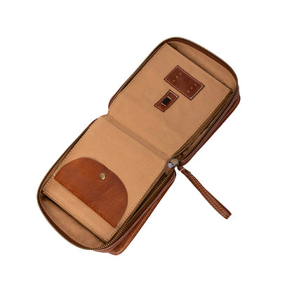 Pochette pour aiguilles circulaires interchangeables P083 de Re:Designed coloris Walnut