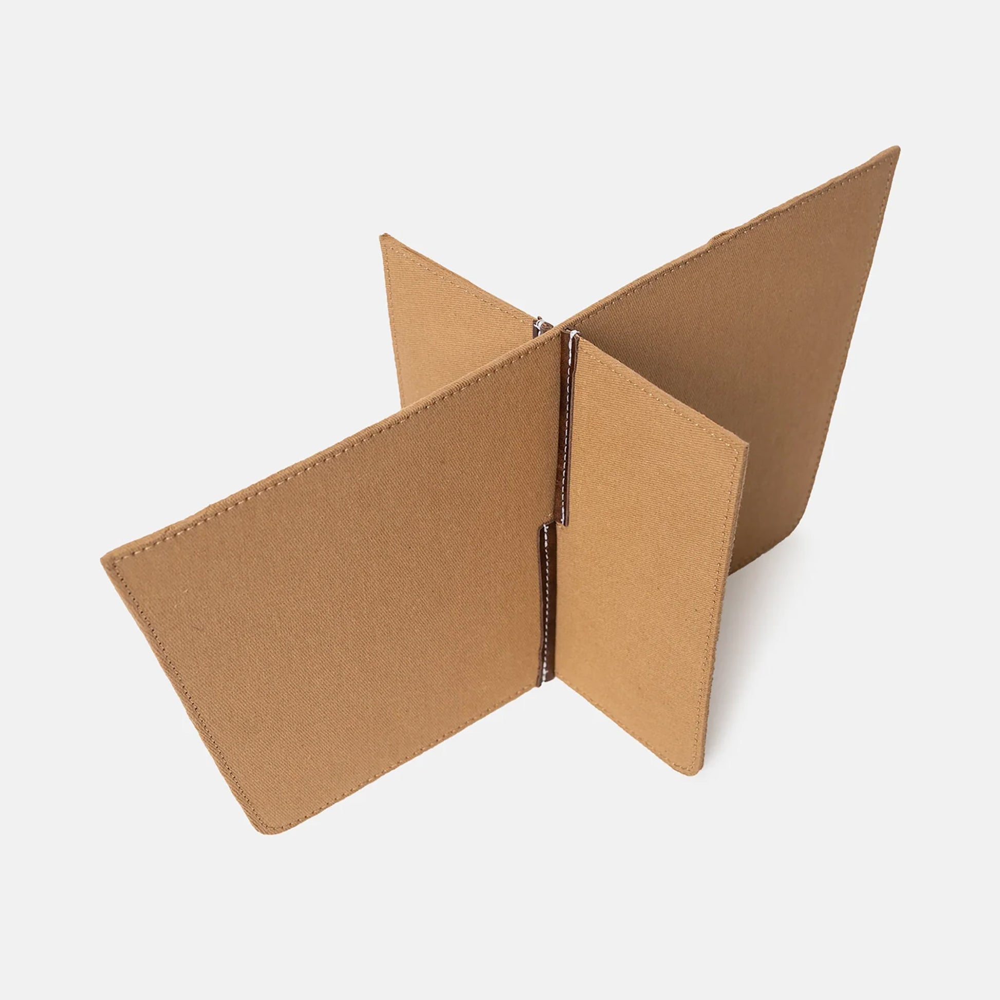 Ensemble couvercle + séparateur P091 (pour panier rigide "bucket bag" P071) de Re:Designed coloris Walnut