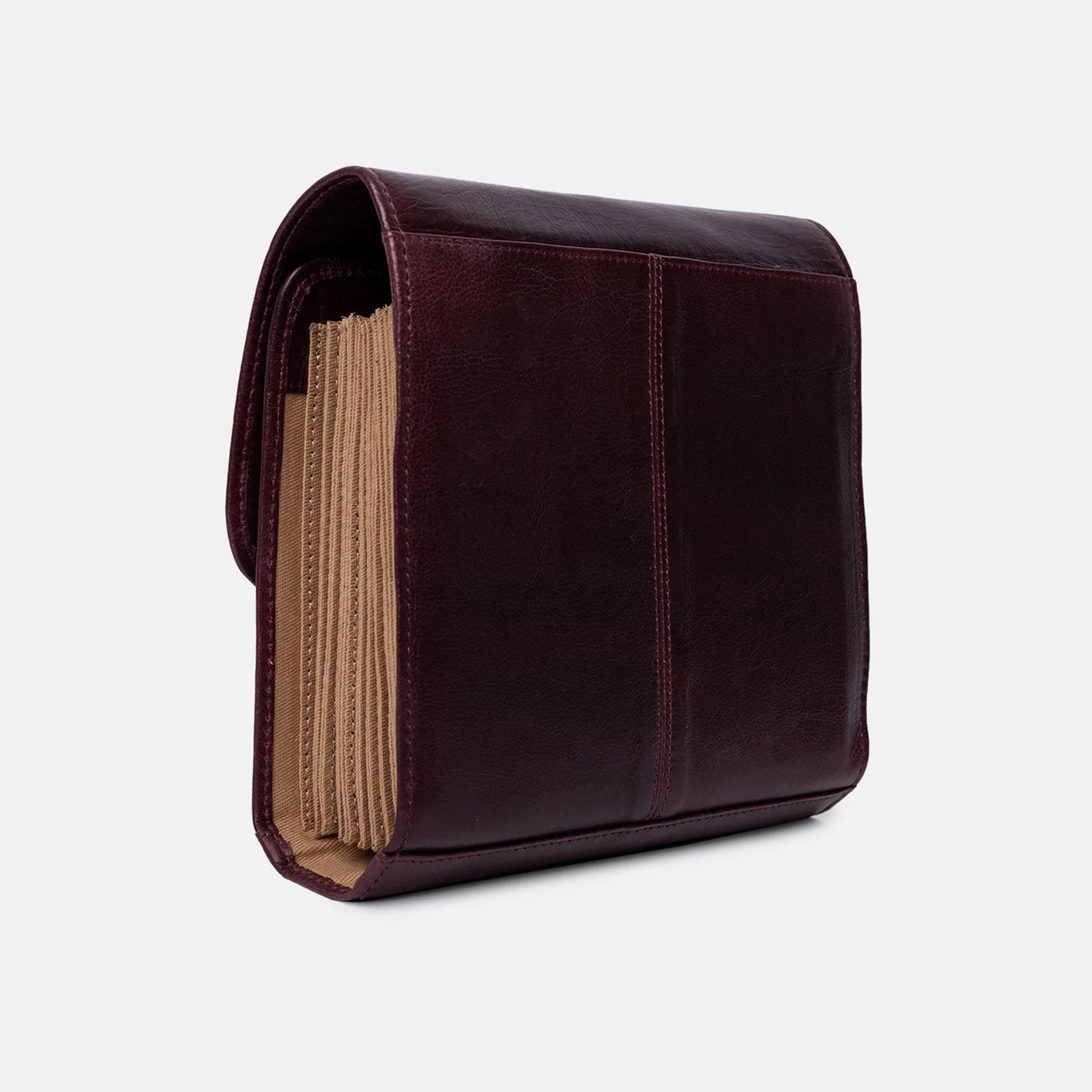 Pochette pour aiguilles circulaires fixes P093 de Re:Designed coloris Dark Cherry