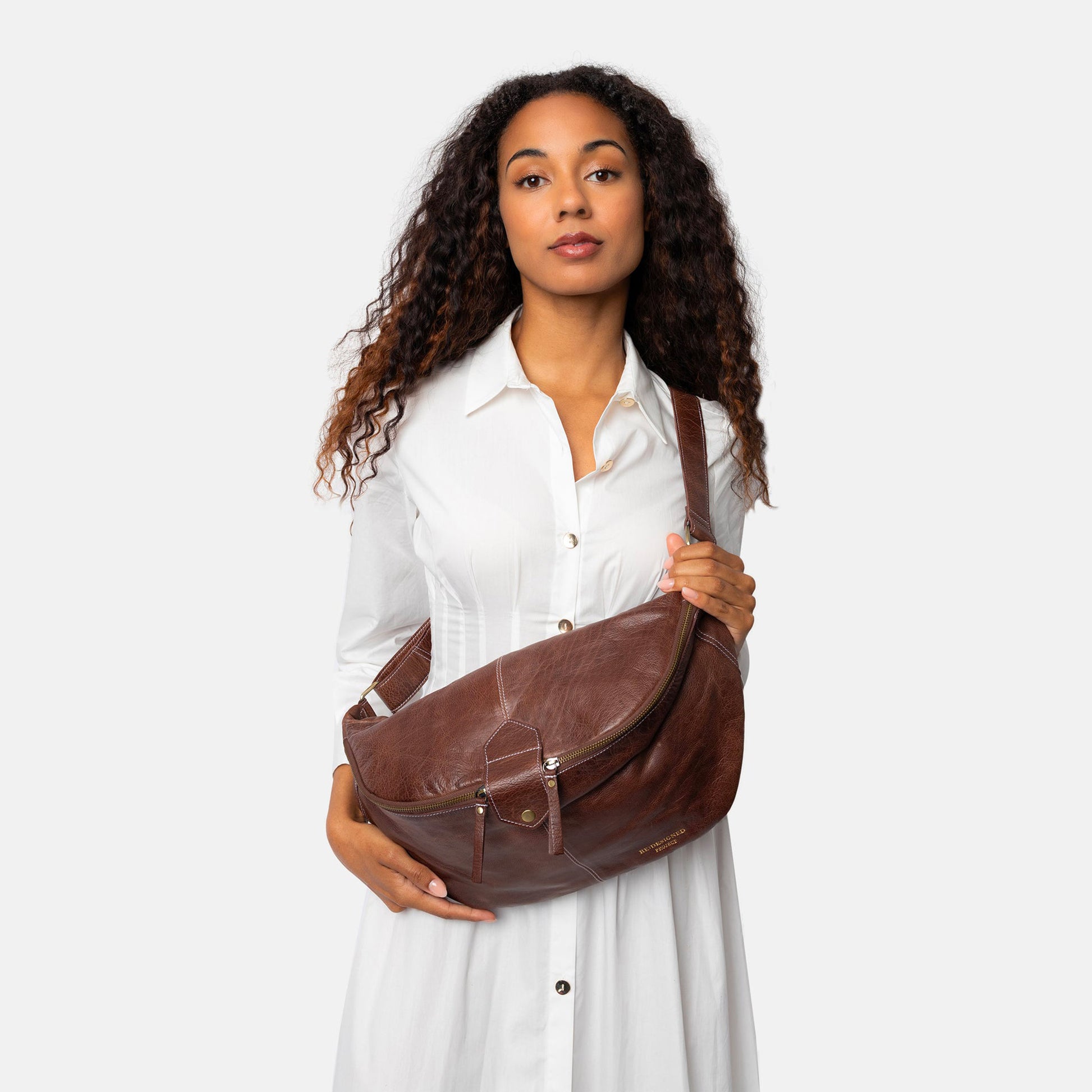 Sac à projet nomade P096 de Re:Designed coloris Woodsmoke