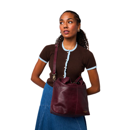 Sac à projet P100 de Re:Designed coloris Dark Cherry