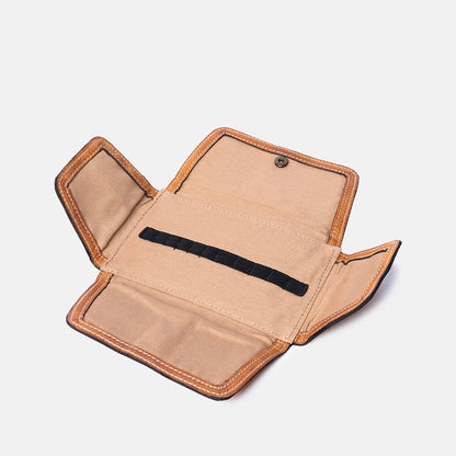 Pochette à aiguilles circulaires interchangeables P108 de Re:Designed coloris Burned Tan