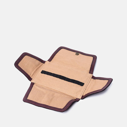 Pochette à aiguilles circulaires interchangeables P108 de Re:Designed coloris Dark Cherry