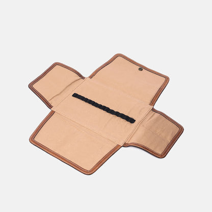 Pochette à aiguilles circulaires interchangeables P109 de Re:Designed coloris Walnut