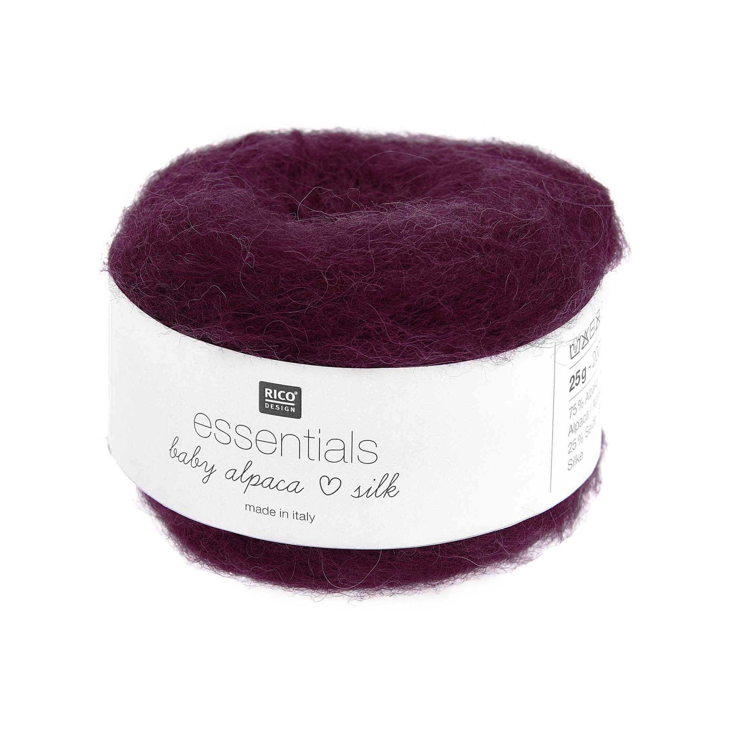 Cake de Baby Alpaca Loves Silk de Rico Design, coloris 10 Purple