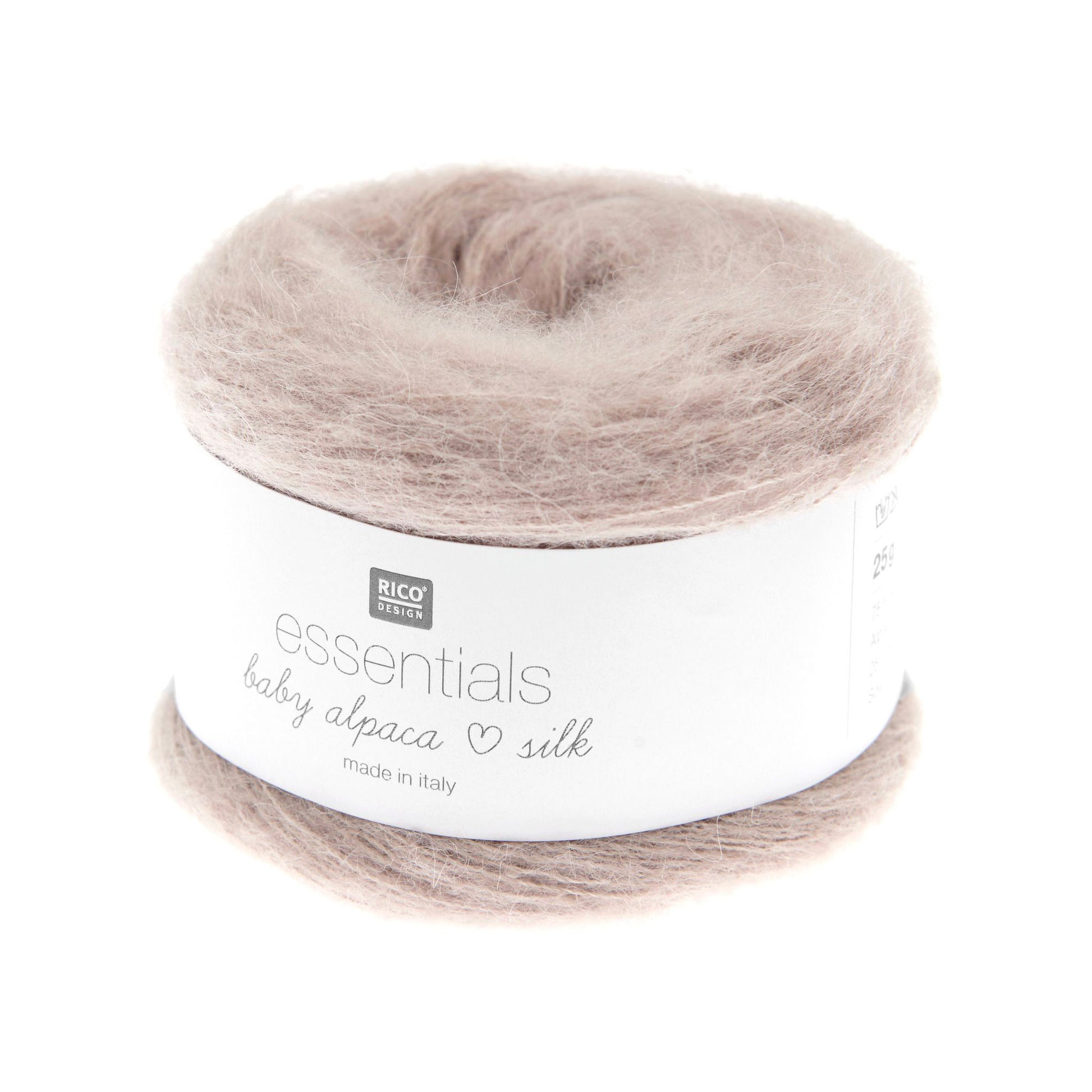 Cake de Baby Alpaca Loves Silk de Rico Design, coloris 14 Dust