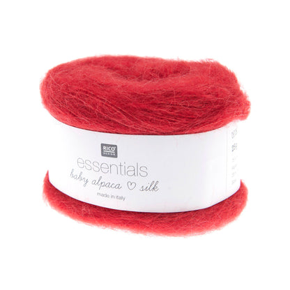 Cake de Baby Alpaca Loves Silk de Rico Design, coloris 15 Red