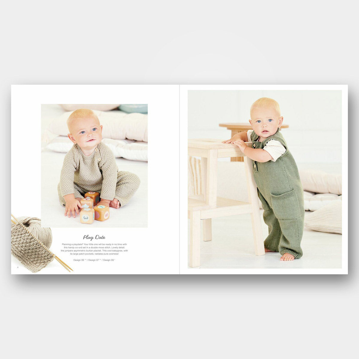 Catalogue de tricot Rico Design Baby n°43 (Baby Cozy Organic Cotton Cashmere)