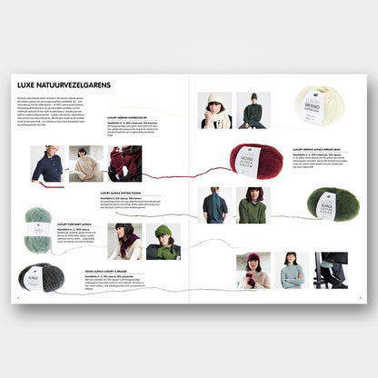 Catalogue de tricot Rico Design Luxury Knits, Soft Natural Fibres