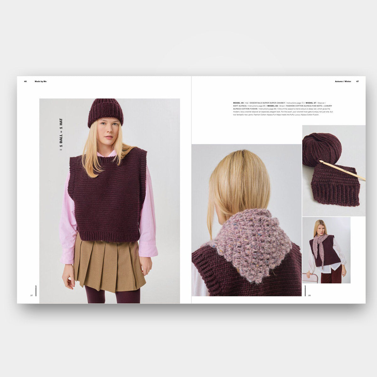 Catalogue de tricot Rico Design Made by Me n°21 Automne / Hiver