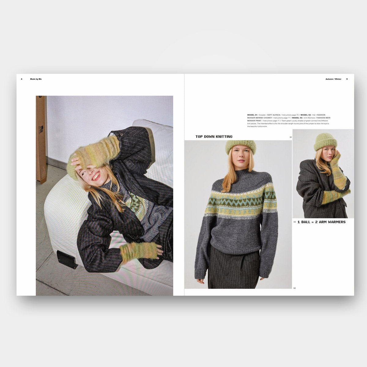 Catalogue de tricot Rico Design Made by Me n°21 Automne / Hiver