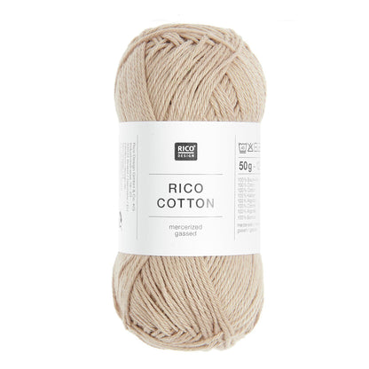 Pelote de Cotton de Rico Design coloris 007 Camel