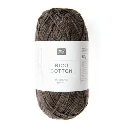 Pelote de Cotton de Rico Design coloris 009 Chocolat