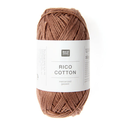 Pelote de Cotton de Rico Design coloris 105 Fauve