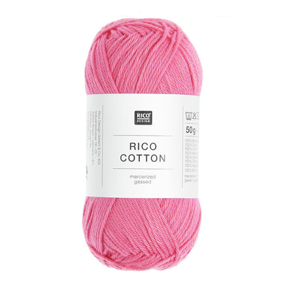 Pelote de Cotton de Rico Design coloris 301 Rose