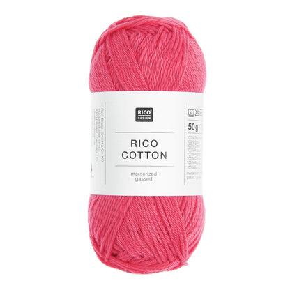 Pelote de Cotton de Rico Design coloris 302 Azalée