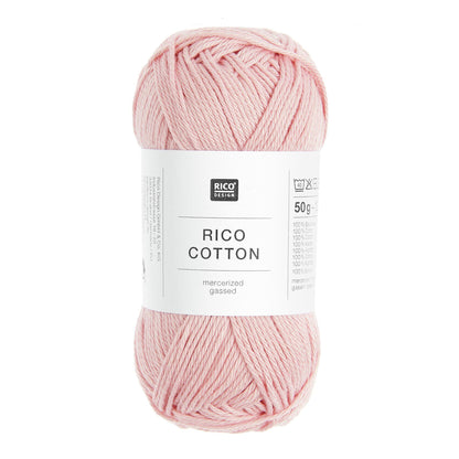 Pelote de Cotton de Rico Design coloris 305 Rose Pâle