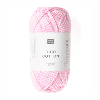 Pelote de Cotton de Rico Design coloris 400 Orchidée