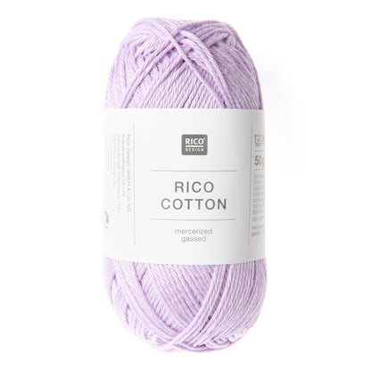 Pelote de Cotton de Rico Design coloris 401 Lilas