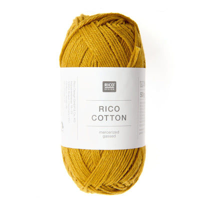 Pelote de Cotton de Rico Design coloris 500 Miel