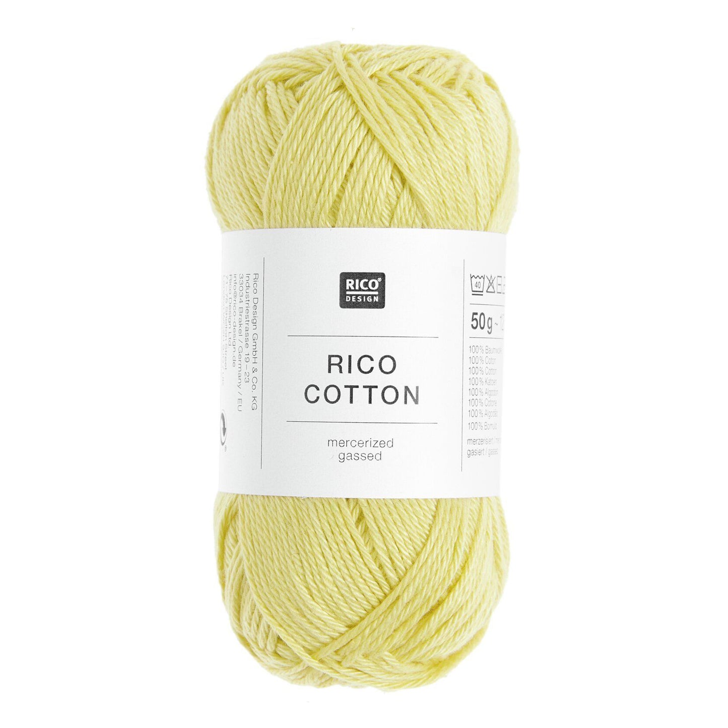 Pelote de Cotton de Rico Design coloris 503 Vanille