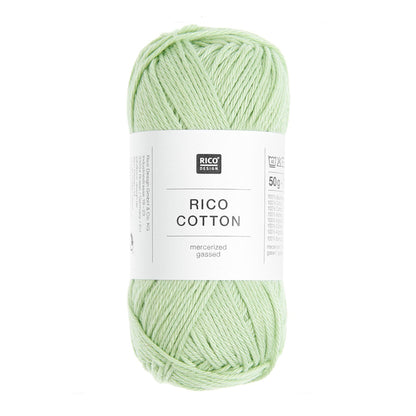 Pelote de Cotton de Rico Design coloris 604 Vert Clair