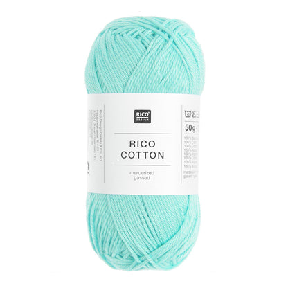 Pelote de Cotton de Rico Design coloris 606 Aqua