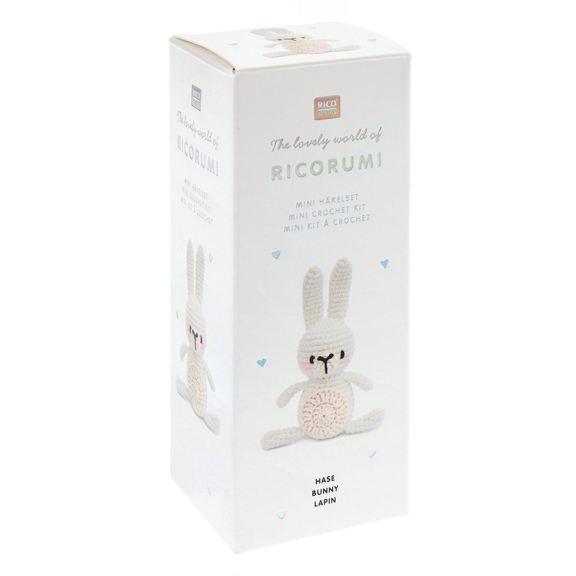 Exemple d'emballage d'un mini kit Easy Crochet de Rico Design