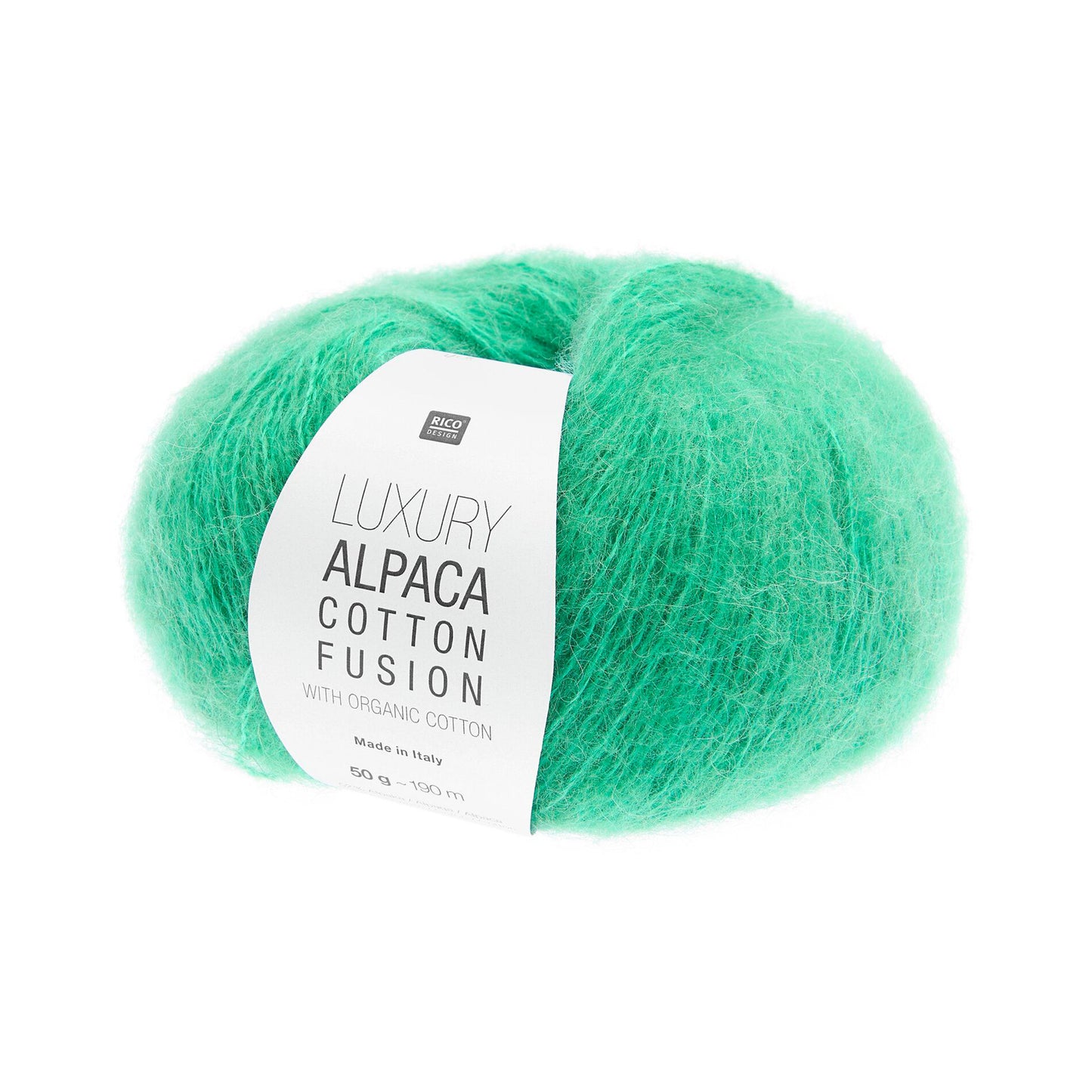 Pelote de Luxury Alpaca Cotton Fusion de Rico Design coloris 005 Turquoise