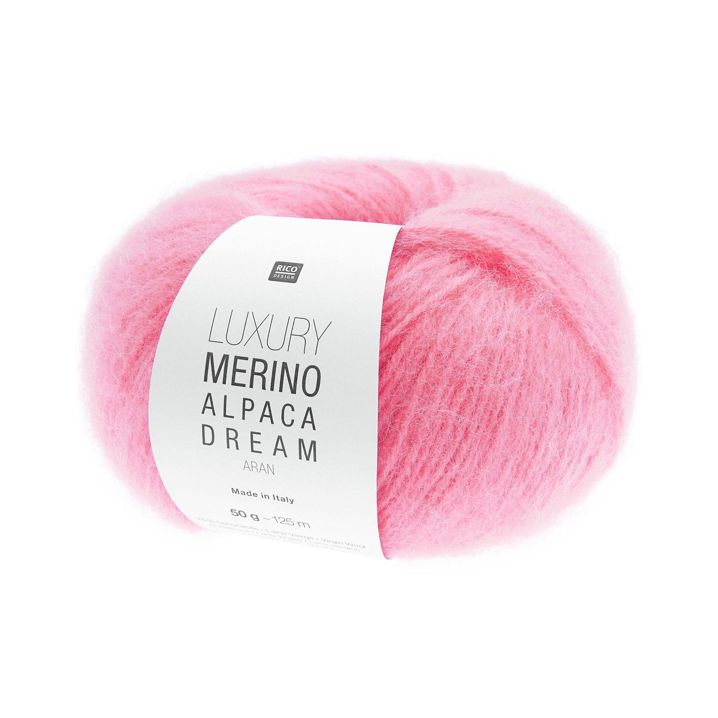Pelote de Luxury Merino Alpaca Dream Aran de Rico Design coloris 003 Pink