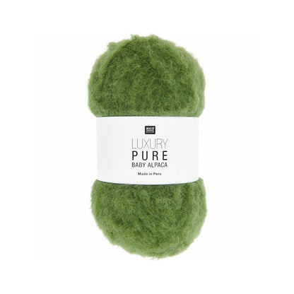Pelote de Luxury Pure Baby Alpaca de Rico Design, coloris 006 Olive