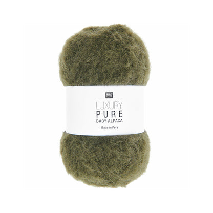 Pelote de Luxury Pure Baby Alpaca de Rico Design, coloris 007 Khaki