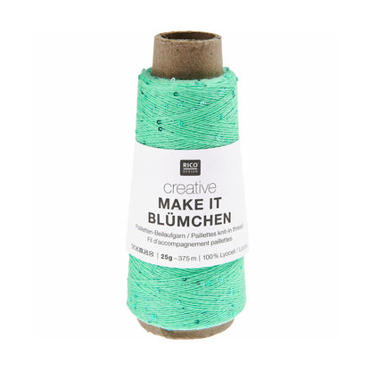 Creative Make It Blümchen de Rico Design coloris 007 Turquoise