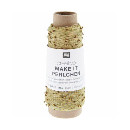 Creative Make It Perlchen de Rico Design coloris 005 Or