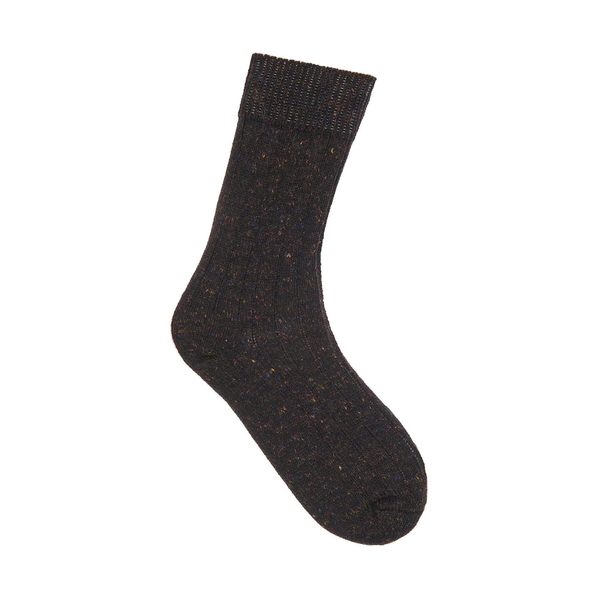 Socks Linen Tweed de Rico Design coloris 007 Noir