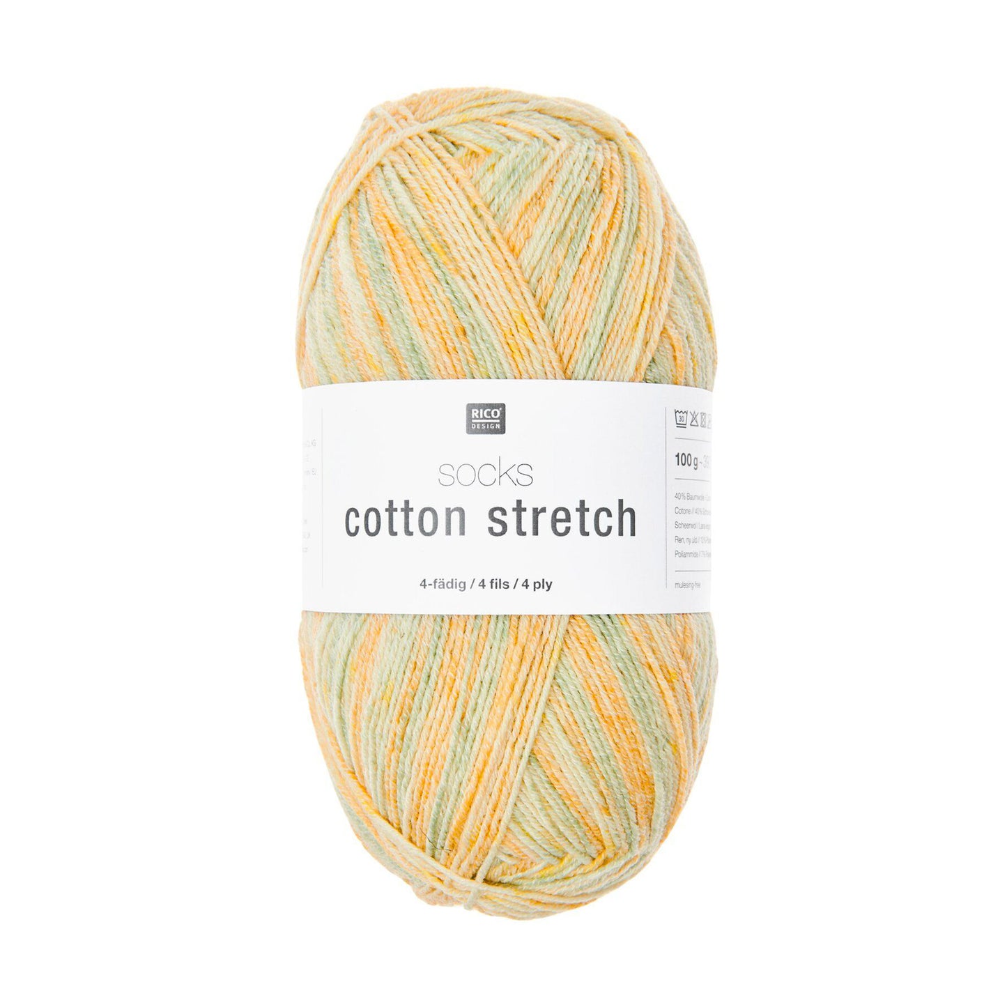 Socks Cotton Stretch de Rico Design coloris 007 Sorbet