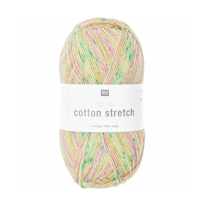 Socks Cotton Stretch de Rico Design coloris 008 Bubblegum