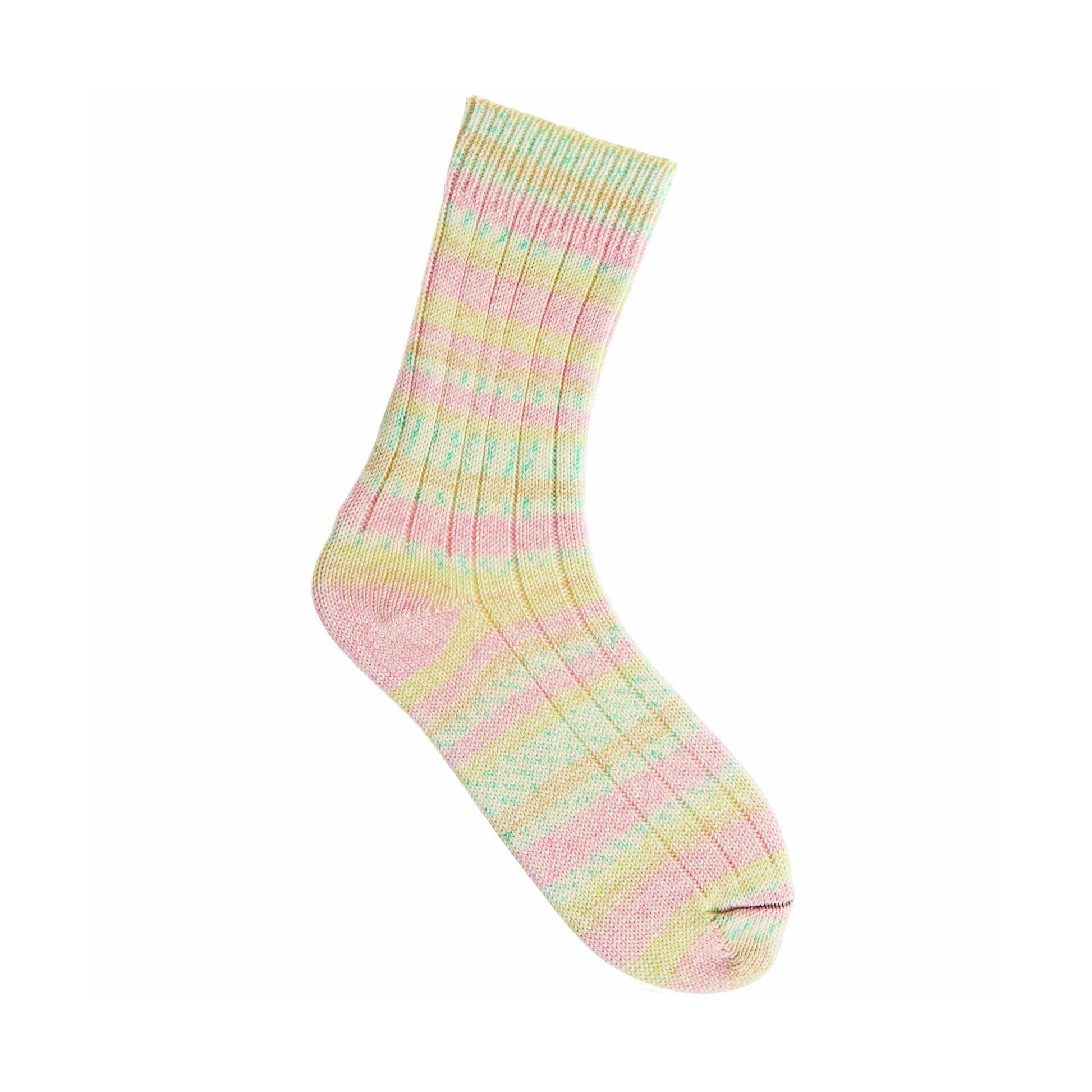 Socks Cotton Stretch de Rico Design coloris 008 Bubblegum