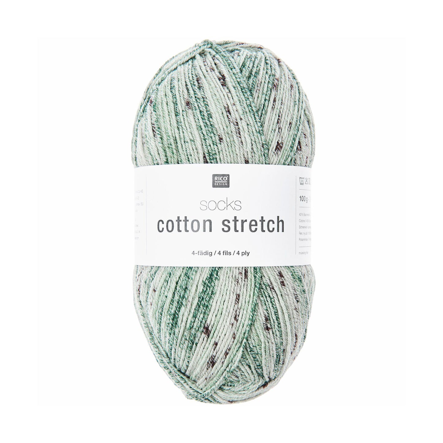 Socks Cotton Stretch de Rico Design coloris 011 Aloe