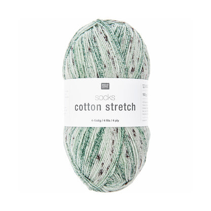 Socks Cotton Stretch de Rico Design coloris 011 Aloe