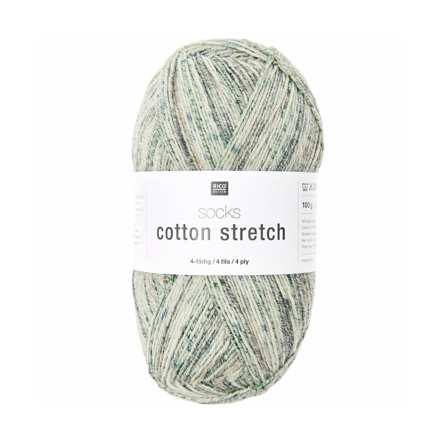 Socks Cotton Stretch de Rico Design coloris 012 Blueberries