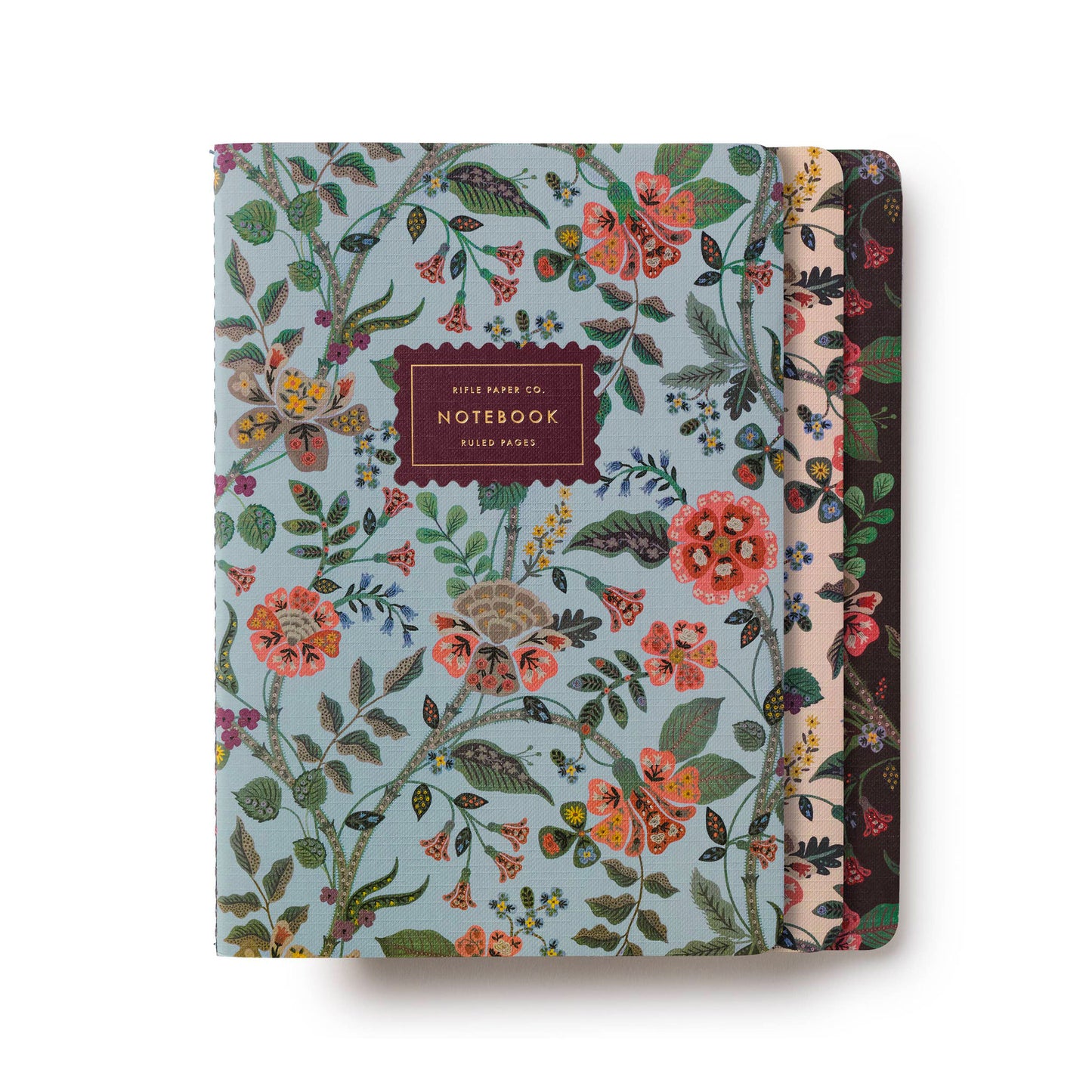 Set de trois carnets Rifle and Co modèle Gracie