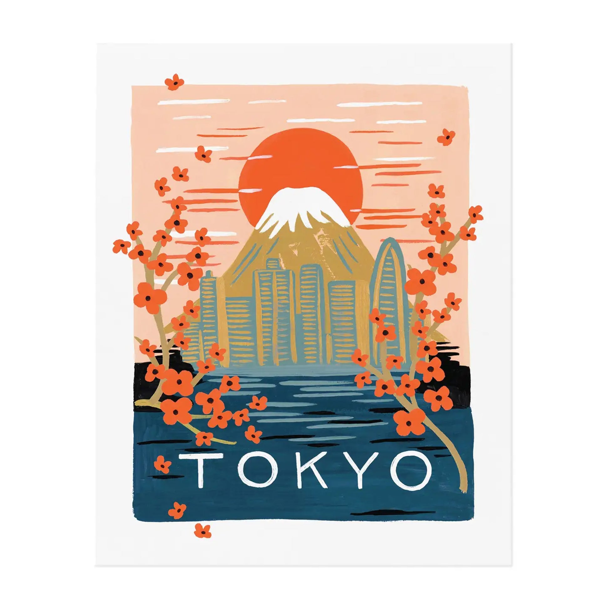 Affiche de Rifle Paper Co, modèle Tokyo
