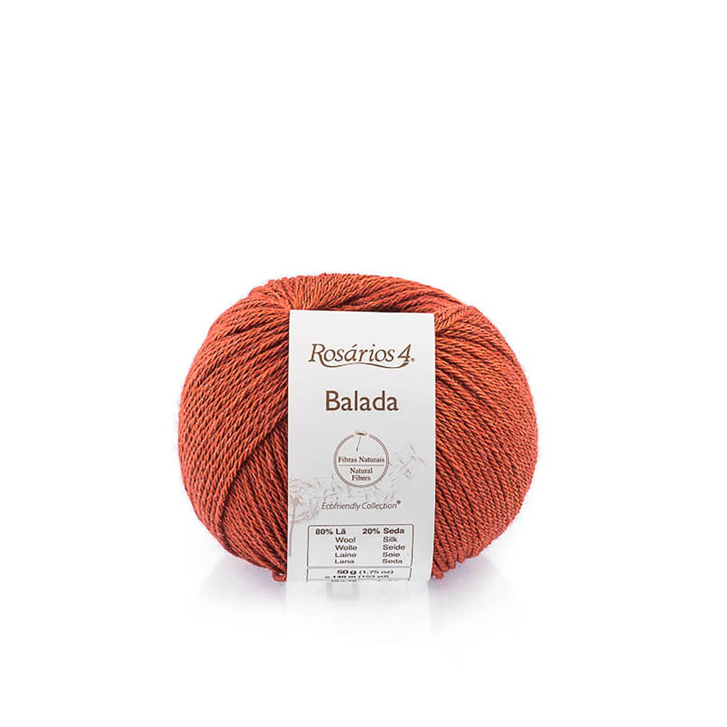 Pelote de Balada de Rosários4 coloris 009 Châtaigne