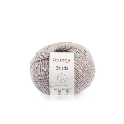 Pelote de Balada de Rosários4 coloris 023 Gris Clair