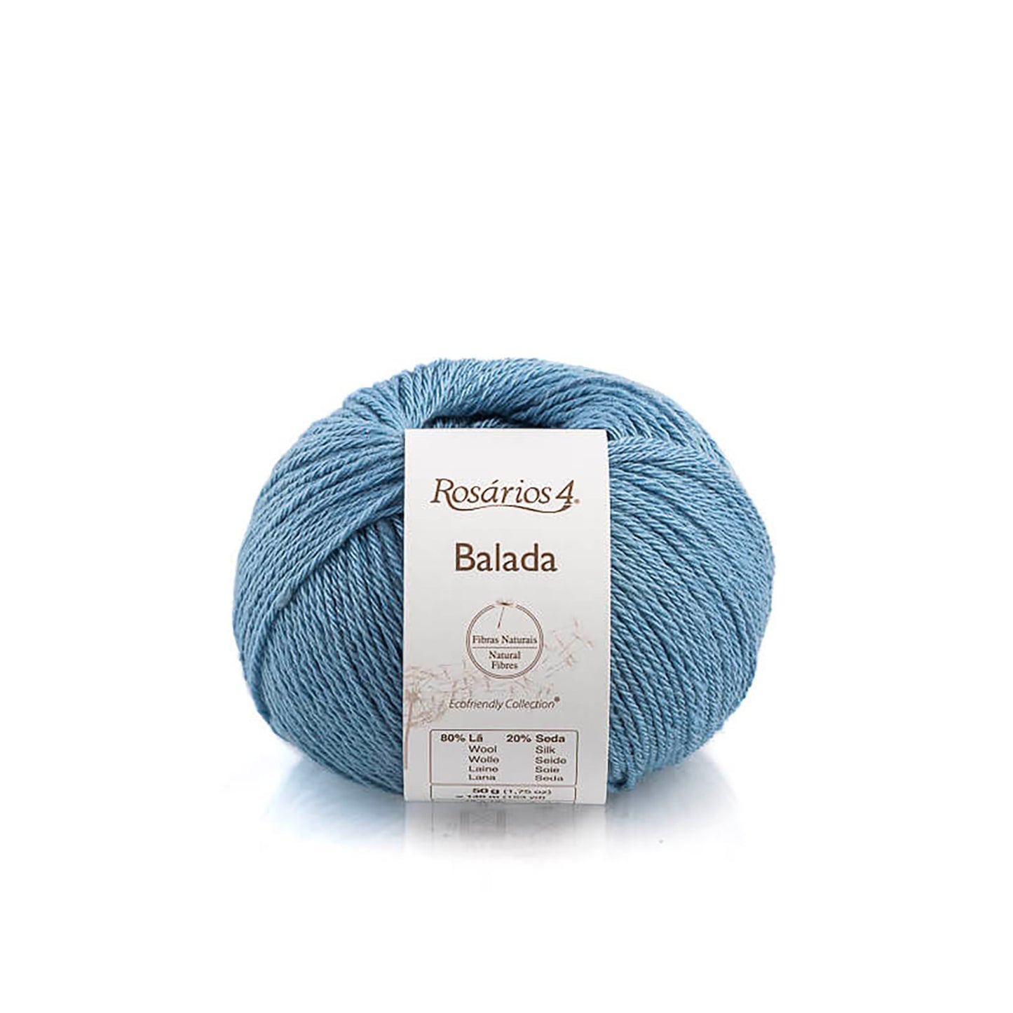 Pelote de Balada de Rosários4 coloris 025 Bleu Clair