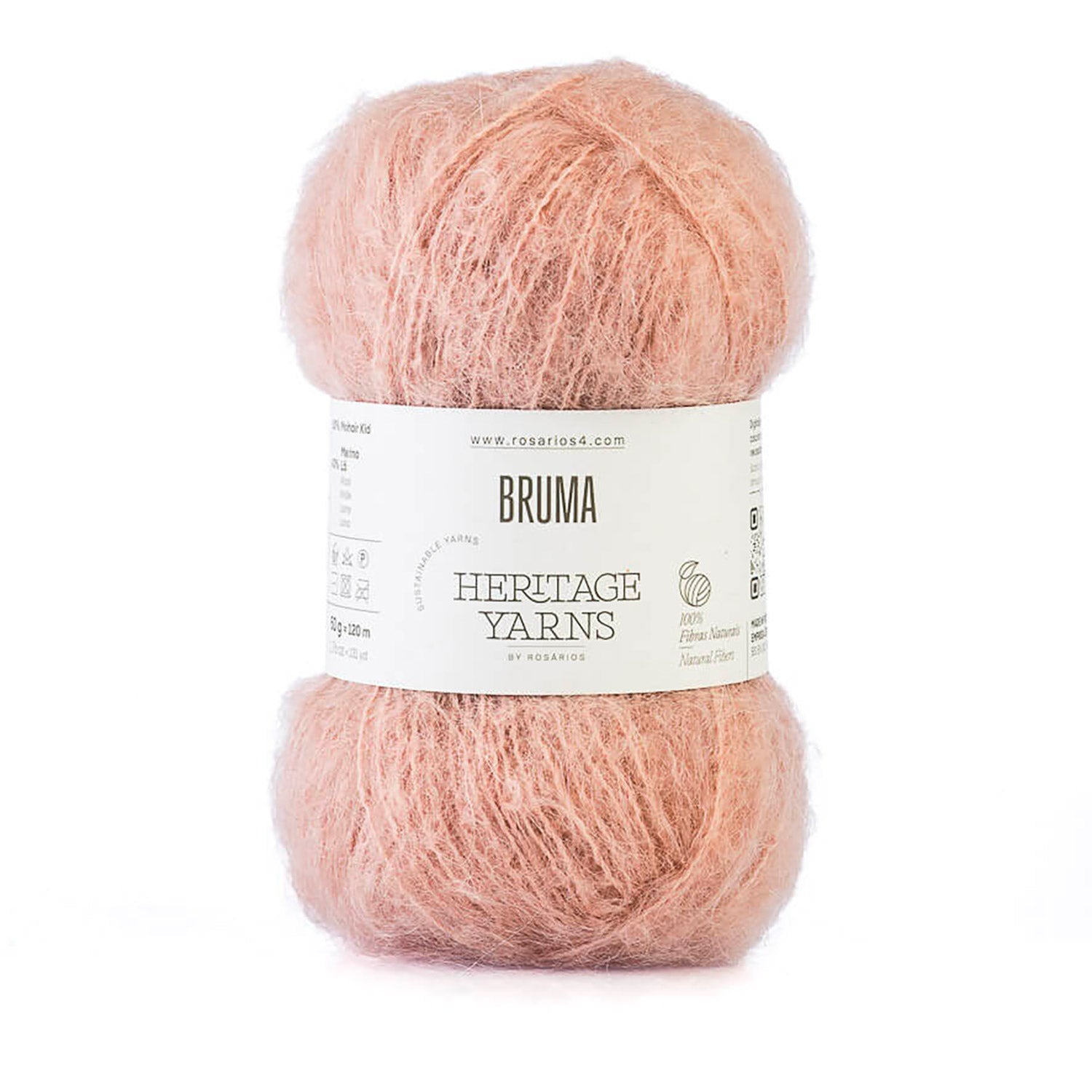 Pelote de Bruma de Rosários 4, coloris 02 Rose Doux