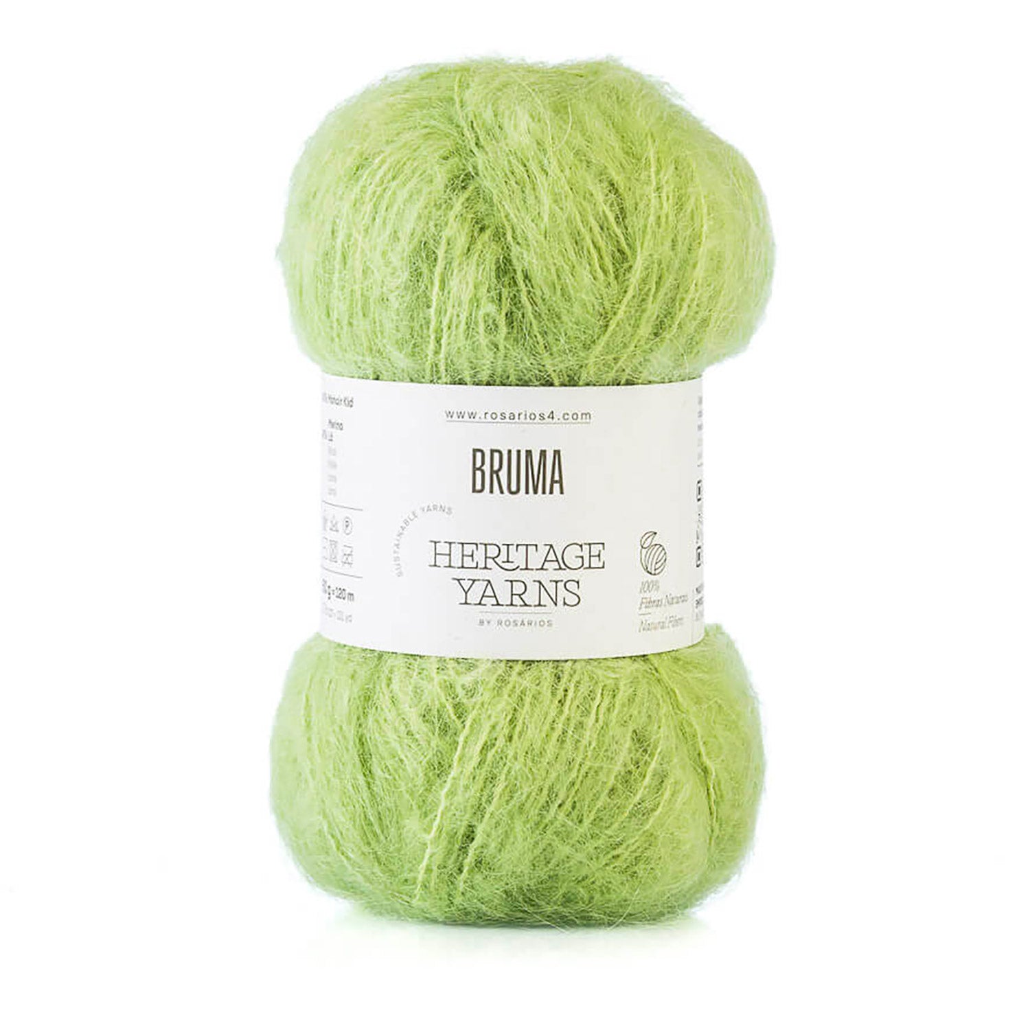 Pelote de Bruma de Rosários 4, coloris Vert Printemps