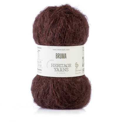 Pelote de Bruma de Rosários 4, coloris 20 Chocolat